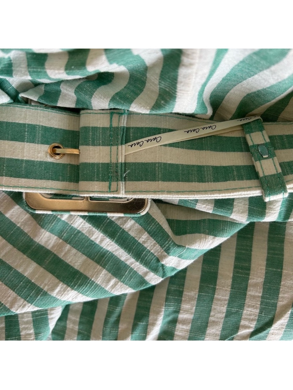 Cara Cara Calypso Midi Dress in Ivory Green - Picture 8 of 12